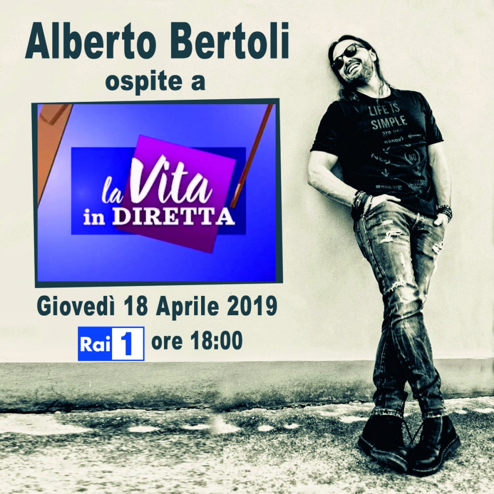 Alberto Bertoli ospite a La Vita in Diretta